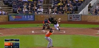 Marlins pitcher hit in head by 101 mph line drive