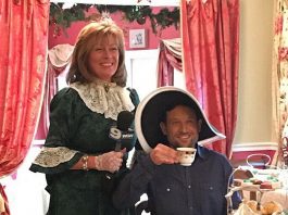 Learned my etiquette at High Tea With Gerry in downtown Long Grove