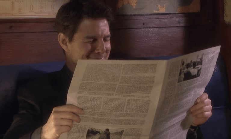 Tom Cruise can’t stop laughing during Mission Impossible Mad Lib Theater with Jimmy Fallon