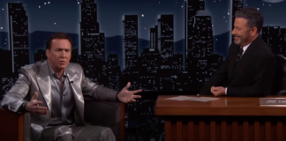 Nicolas Cage talks gambling, orphanages, two headed snakes and stalker mimes on Kimmel