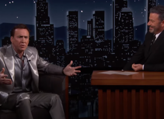 Nicolas Cage talks gambling, orphanages, two headed snakes and stalker mimes on Kimmel