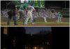 Listen to Wrigley Field crowd from blocks away as Cubs Grand Slam gives them the lead against Mariners